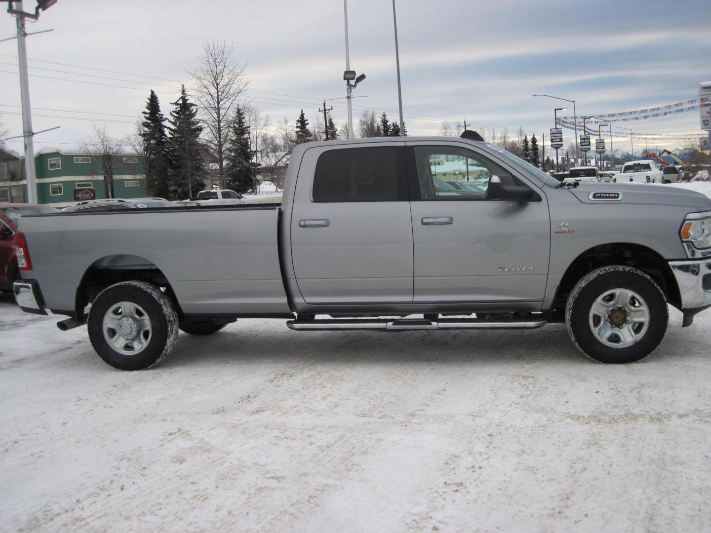 2020 silver /gray RAM 2500 Big Horn Crew Cab 4WD (3C6UR5JL0LG) , located at 9530 Old Seward Highway, Anchorage, AK, 99515, (907) 349-3343, 61.134140, -149.865570 - Nice Ram 2500 Big Horn Crew Cab Diesel come take a test drive. - Photo#2